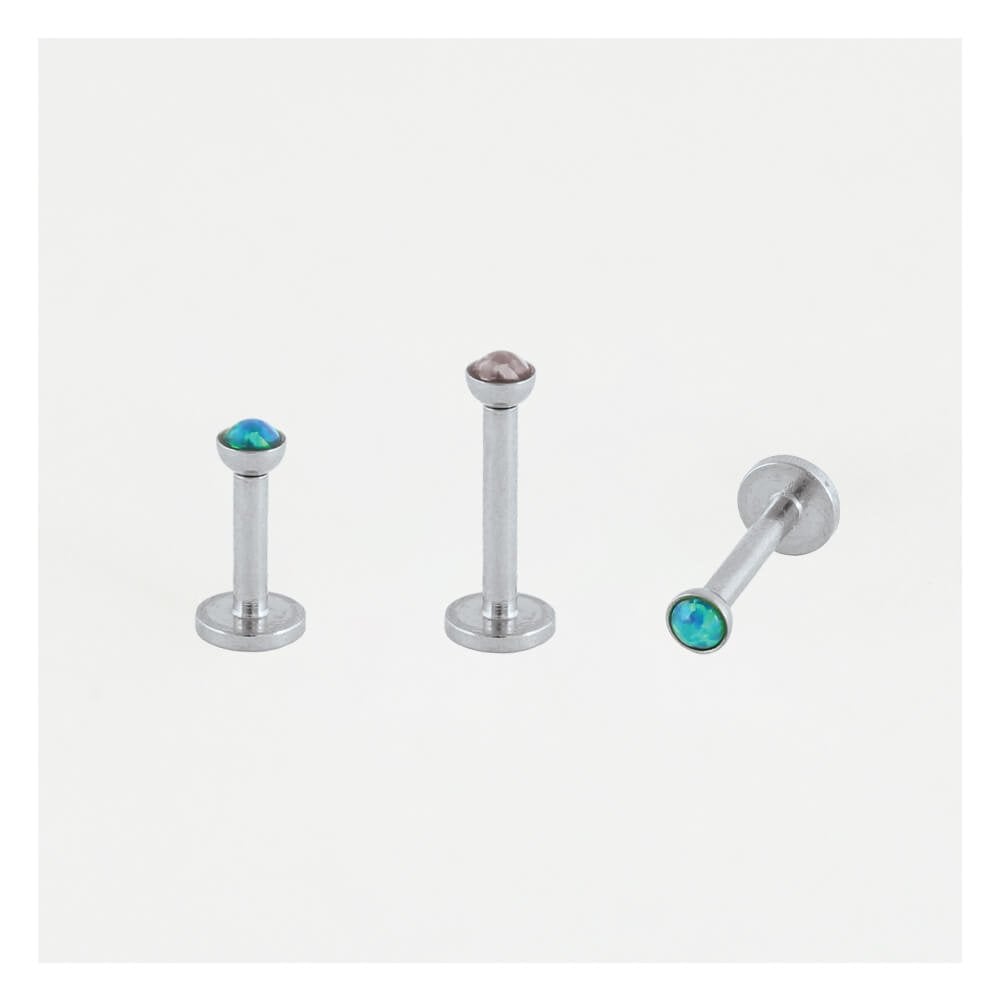 Opal Round Labret