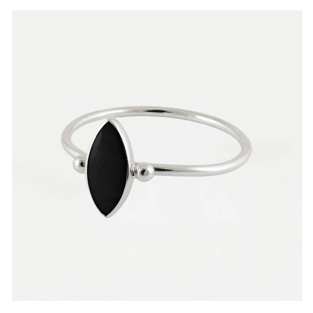 Ellipse Ring set with Black Onyx