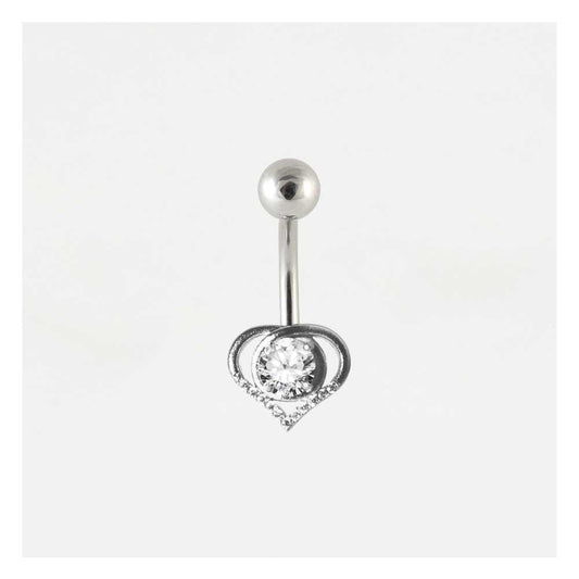 Heart Belly Button Bar