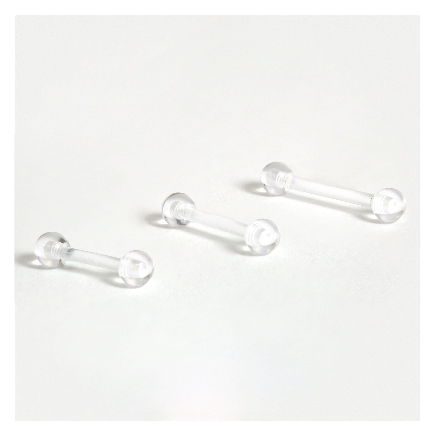 Straight Barbell Piercing Retainer - 1.2mm