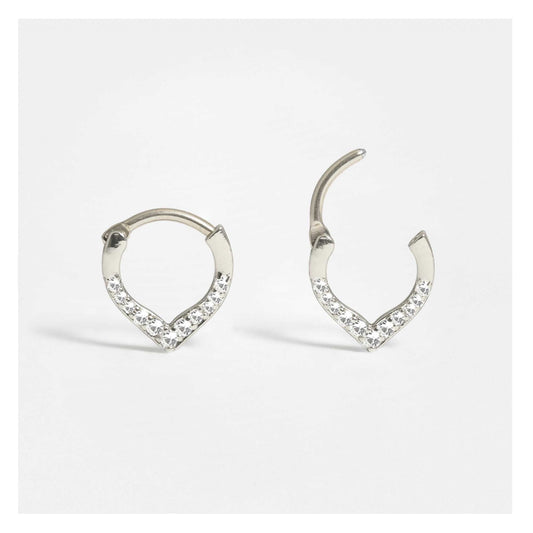 Steel Teardrop Segment Ring - 1.2mm