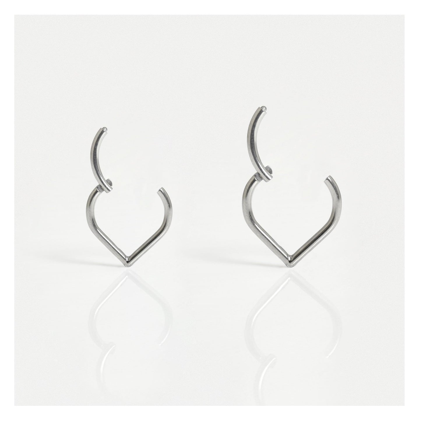 Titanium Teardrop Segment Ring - 1.2mm