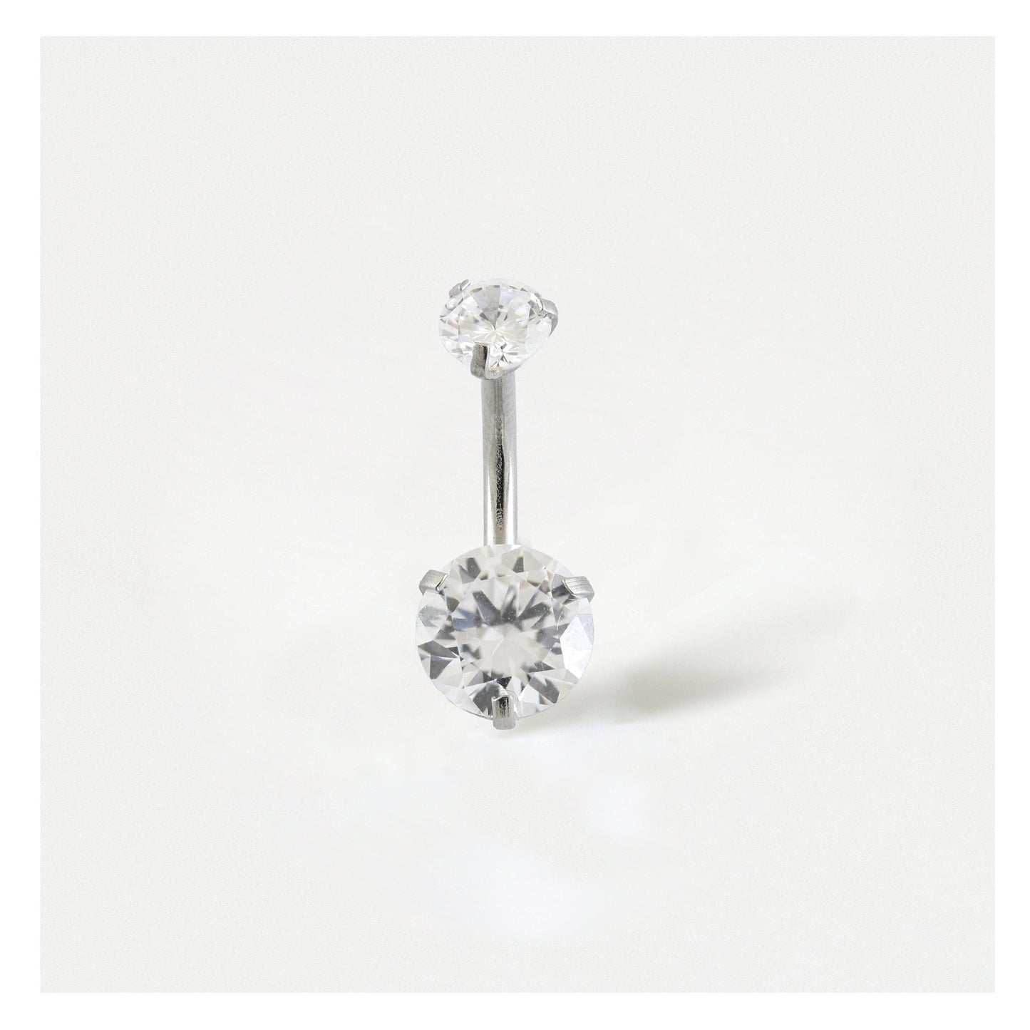 Double Gem Belly Bar