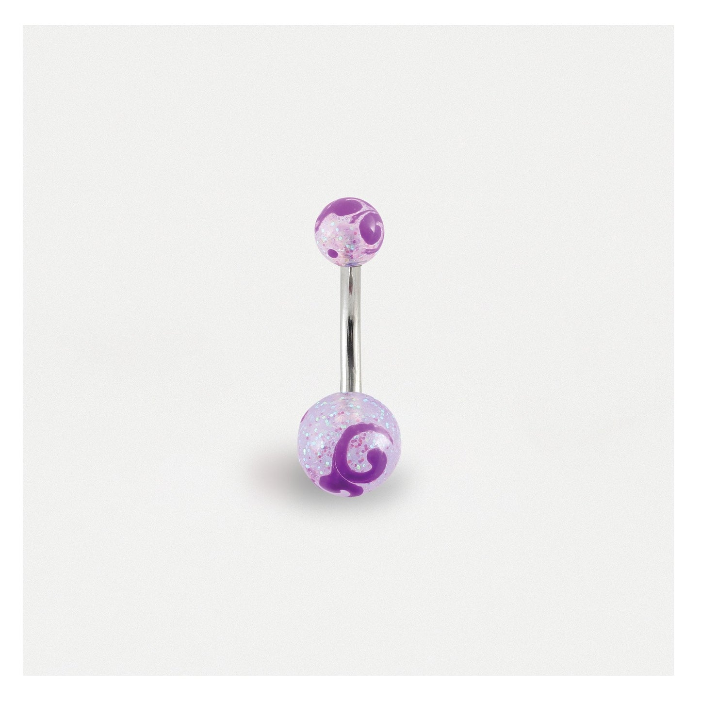Painted Swirl Belly Bar