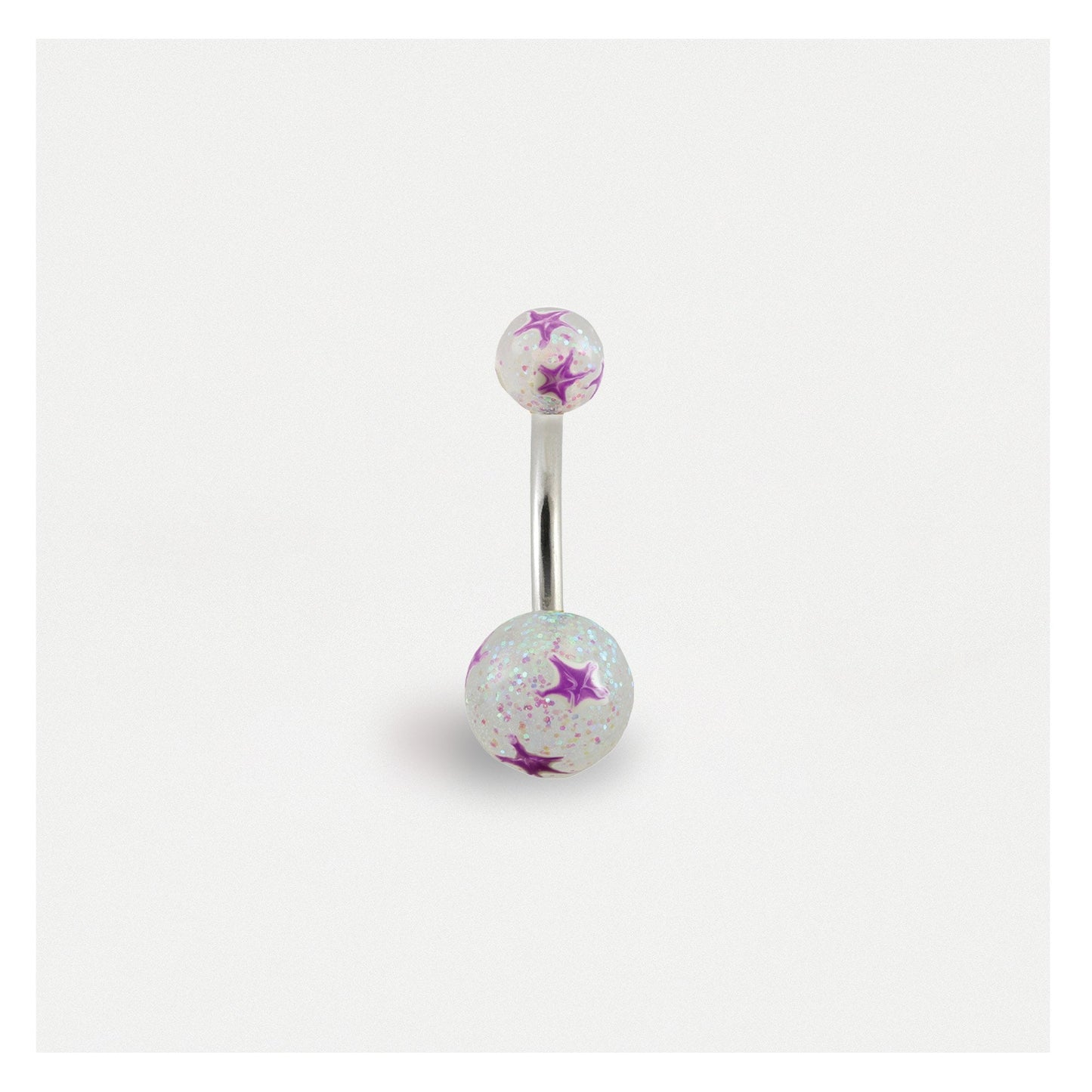 Glitter Stars Belly Bar
