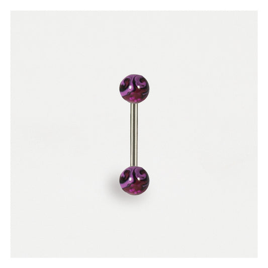 Glitter Swirl Straight Barbell