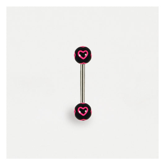 Hearts Straight Barbell