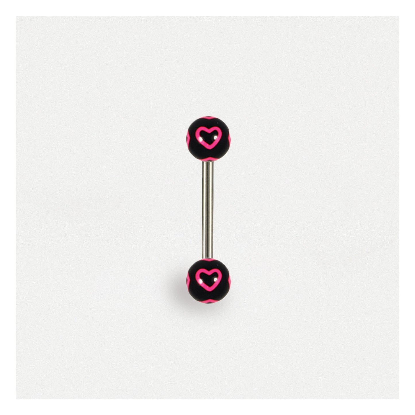 Hearts Straight Barbell