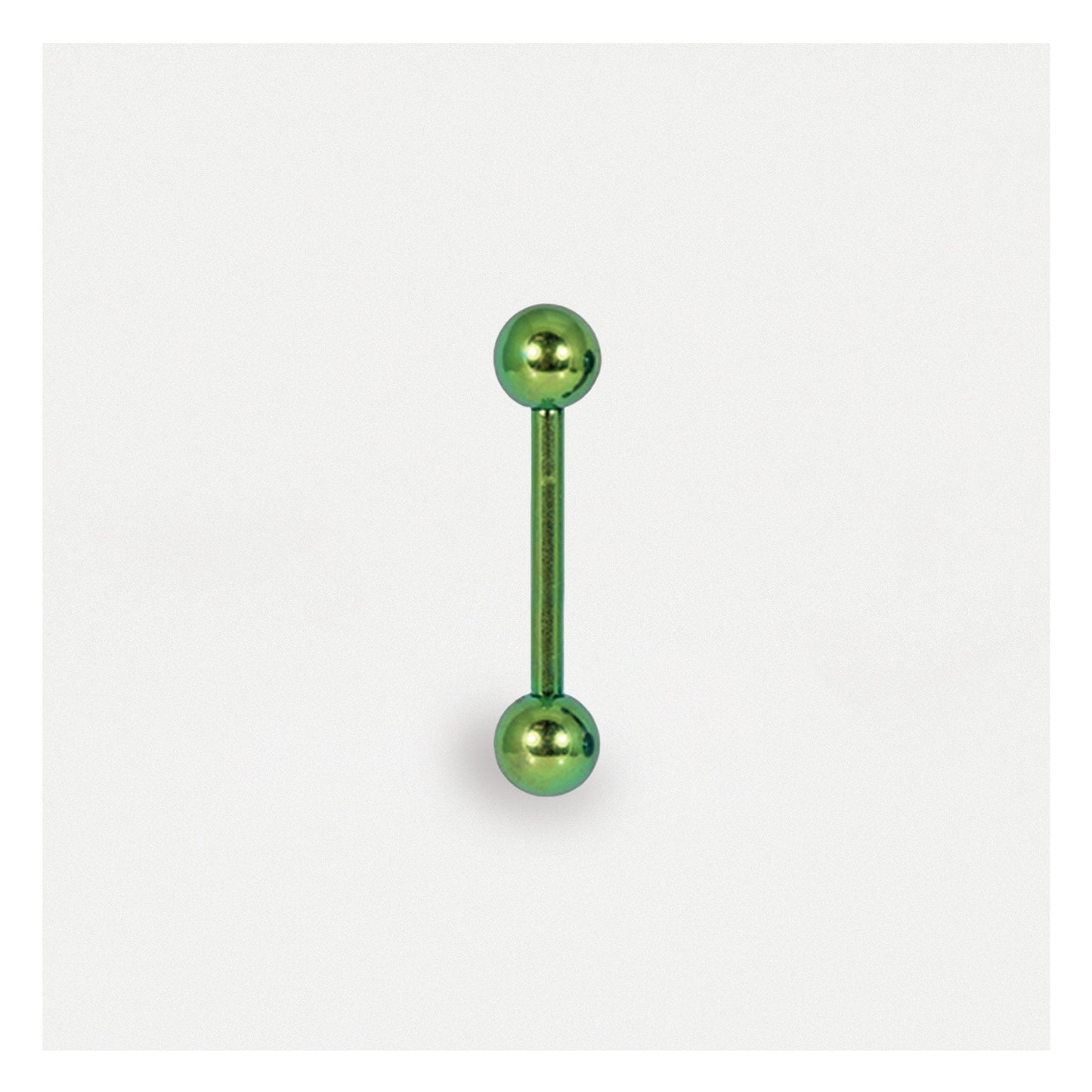 Anodised Titanium Straight Barbell - 1.2mm