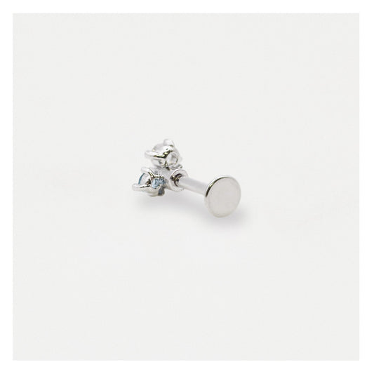 Steel Starry Night Labret - Internally threaded