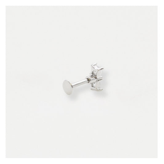 Steel Sleek Squares Labret