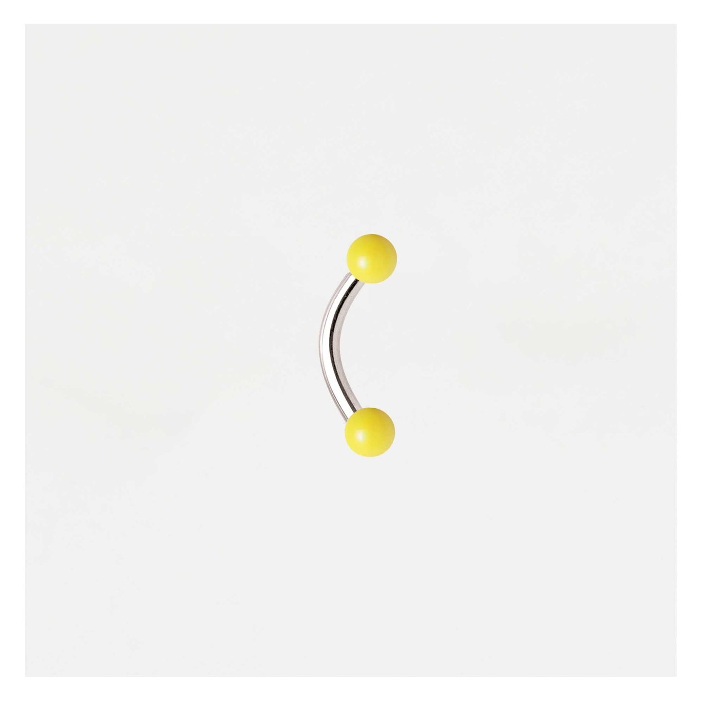 Acrylic Curved Eyebrow Bar - 1.2mm