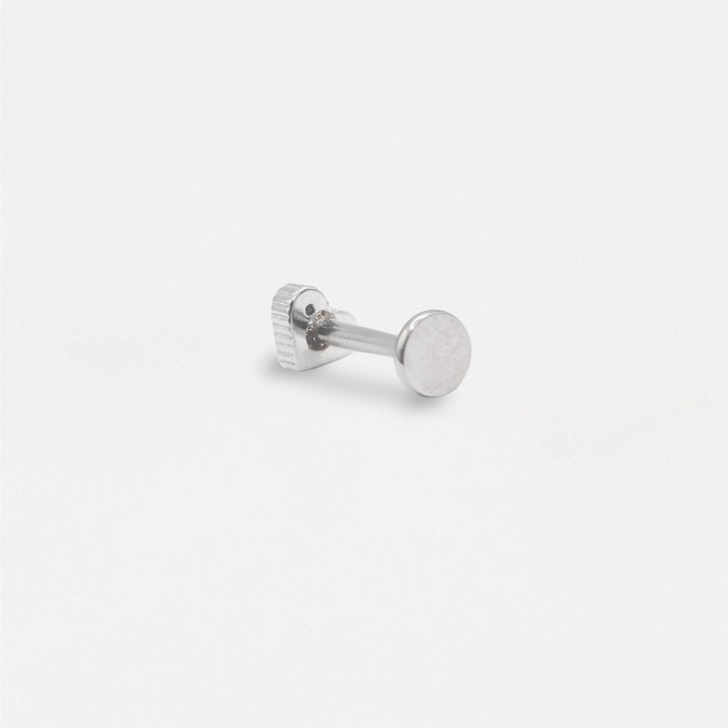 Steel Eternal Heart Labret - Internally Threaded