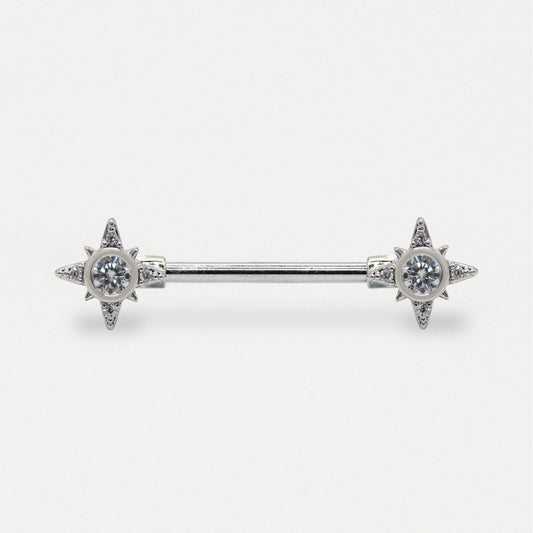 Steel Royal Radiance Nipple Bar