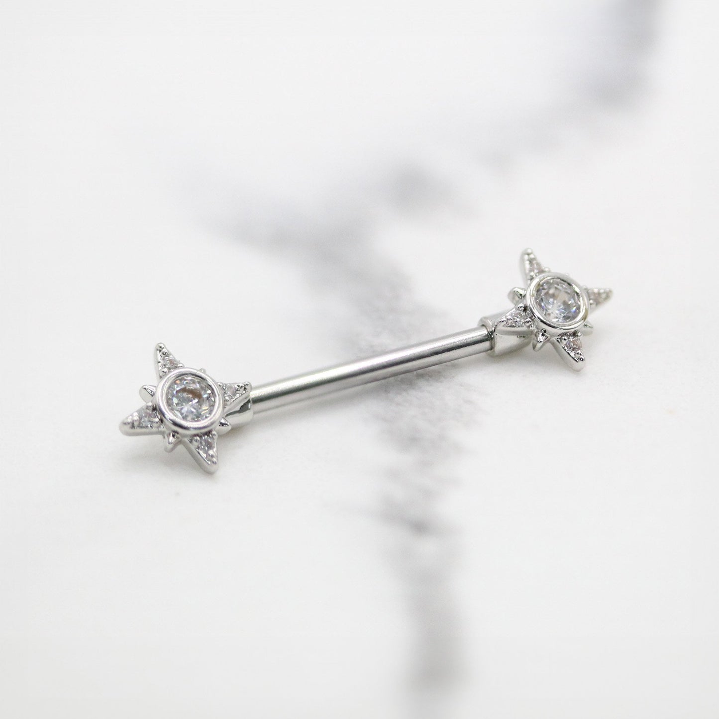 Steel Royal Radiance Nipple Bar