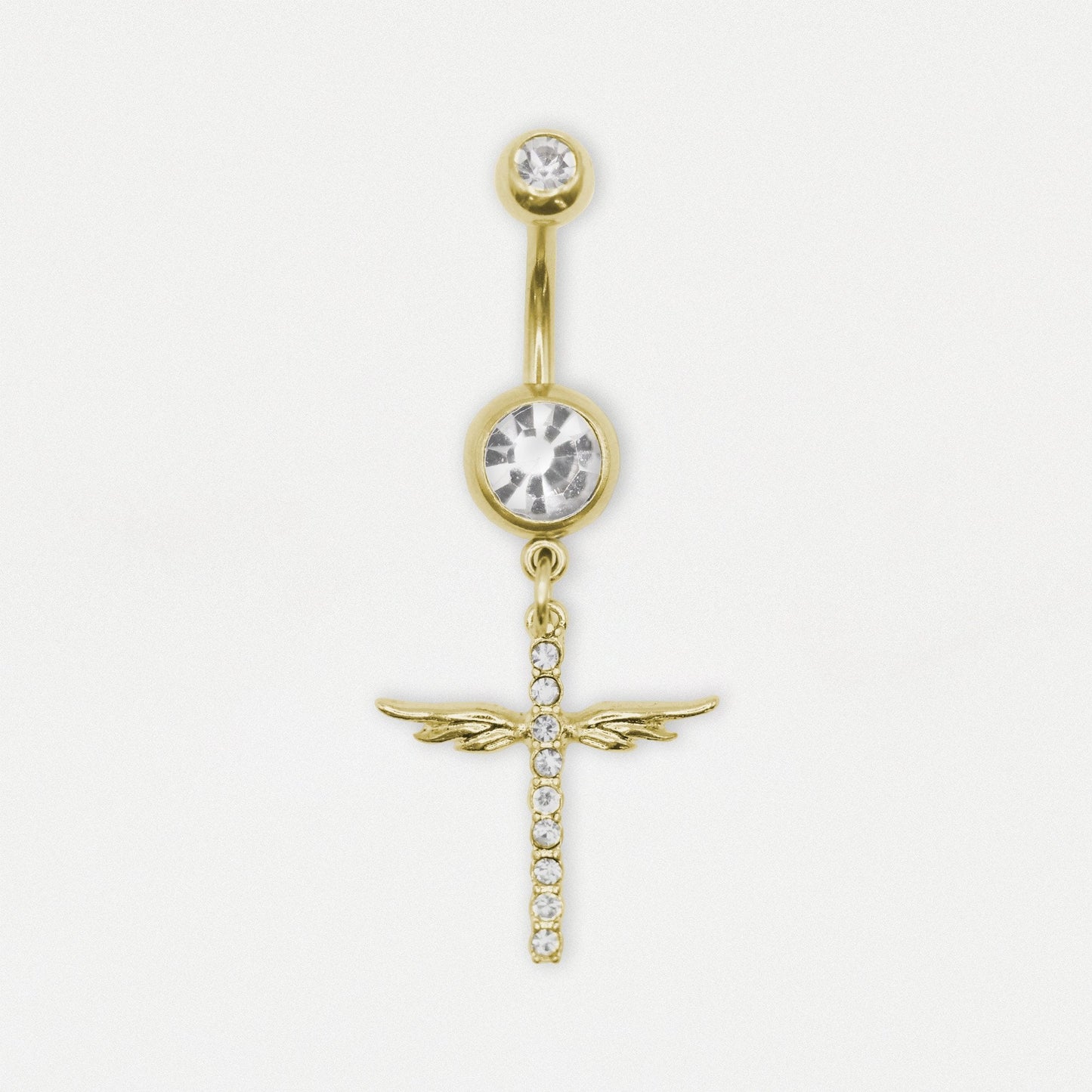 Steel Guardian Angel Belly Bar
