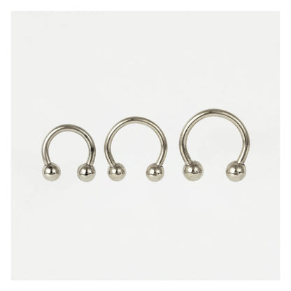 Titanium Horseshoe / Circular Barbell (CBB) 1.2mm
