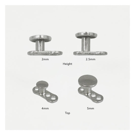 Dermal Anchor with Flat Disc Top