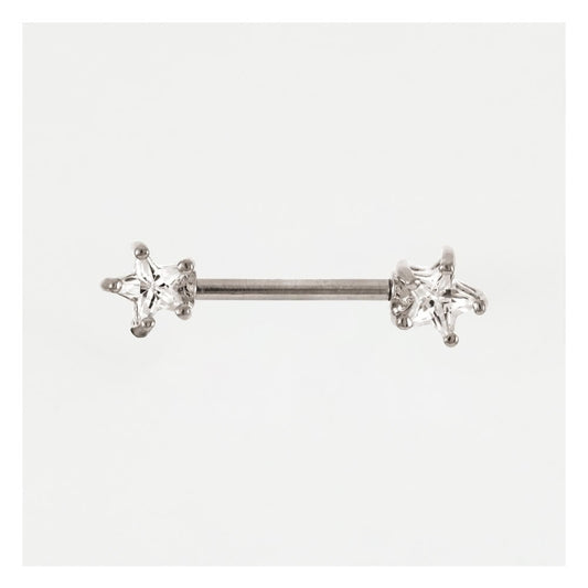 Steel Stars Nipple Bar