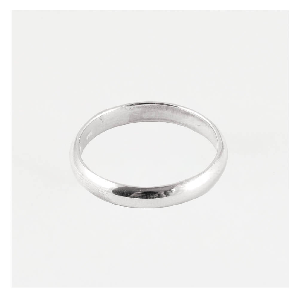 4mm Rounded Court Mens Ring