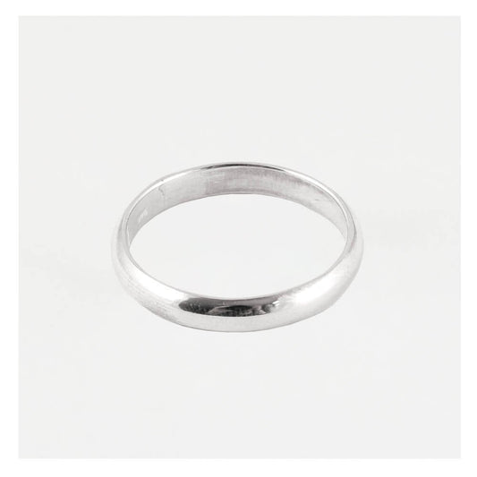 4mm Rounded Court Mens Ring