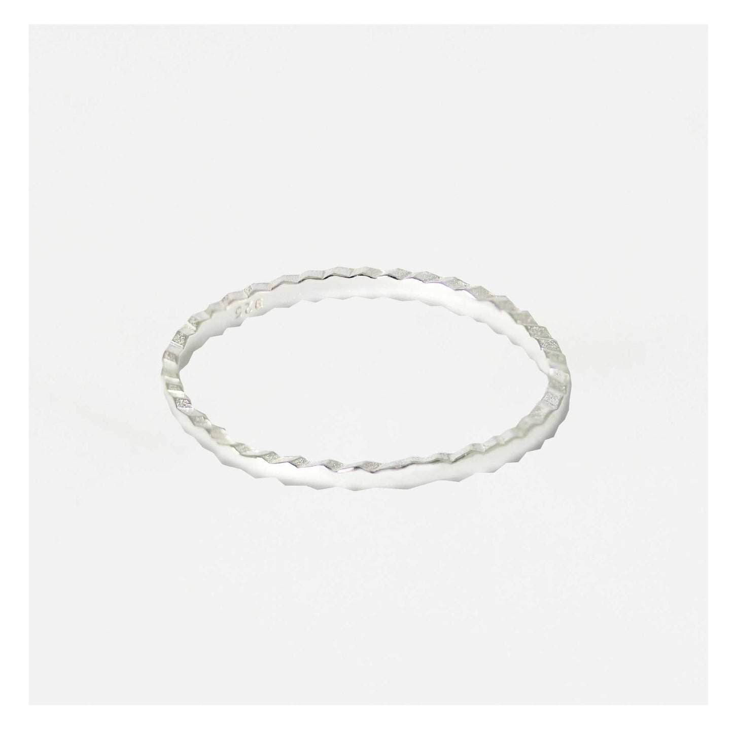 Diamond Cut Band Ring