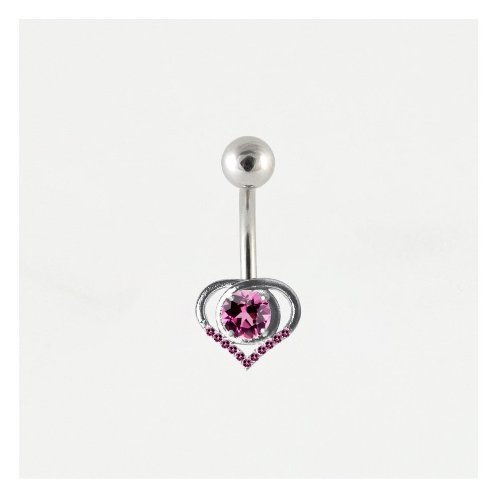 Heart Belly Button Bar
