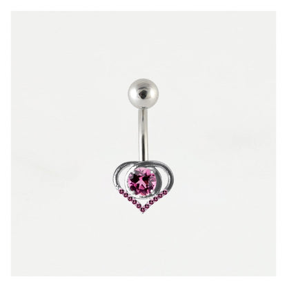 Heart Belly Button Bar