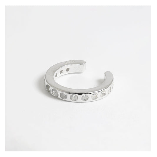 Silver Gem Ear Wrap