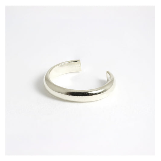 Sterling Silver Plain Band Ear Cuff - 10mm