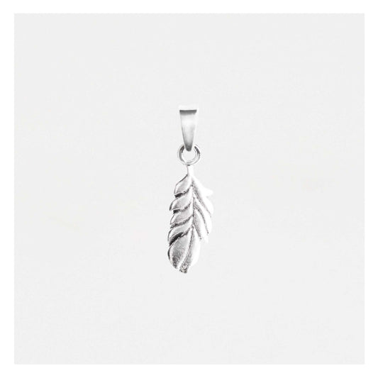 Silver Feather Pendant