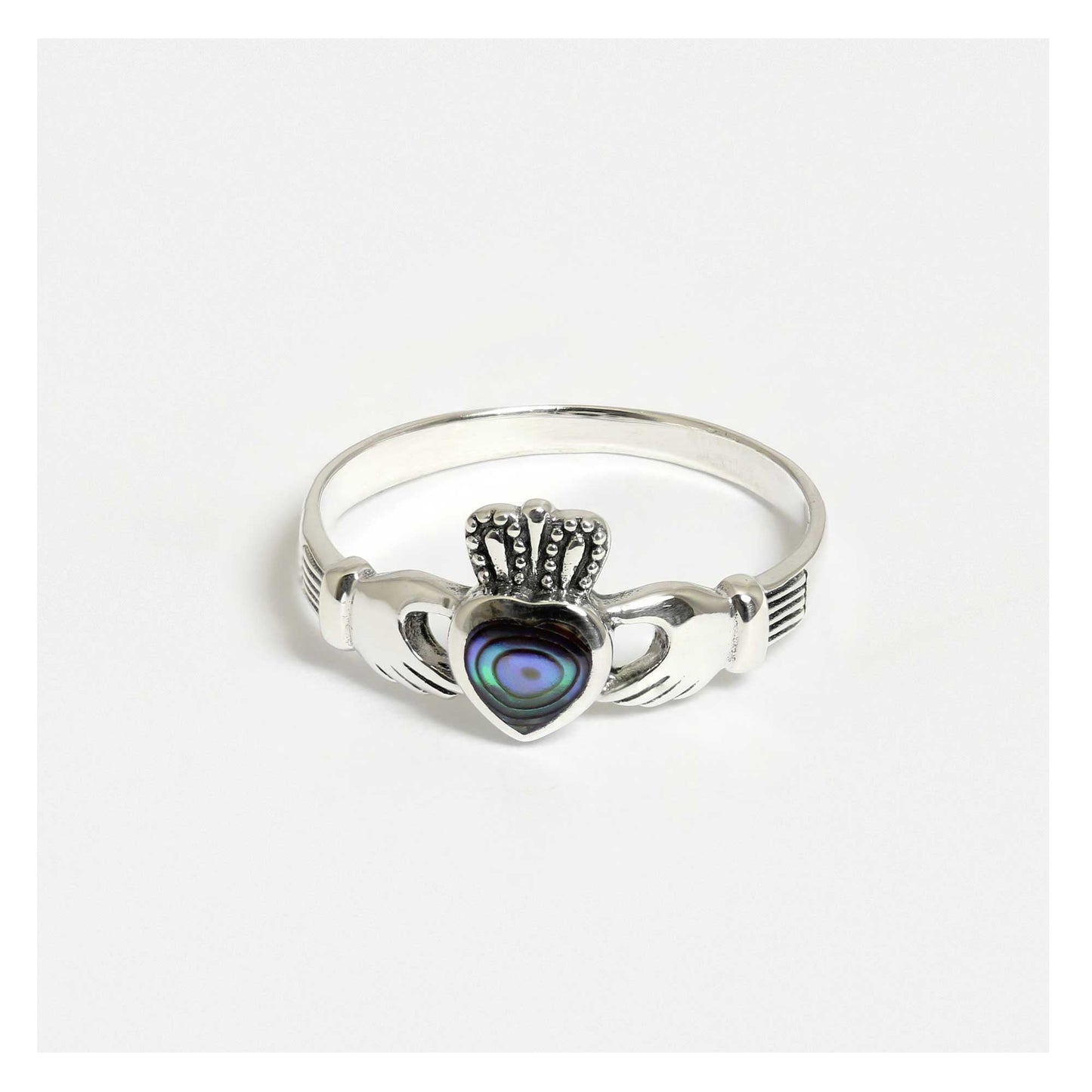 Gemstone Claddagh Ring