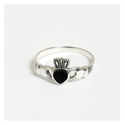Gemstone Claddagh Ring