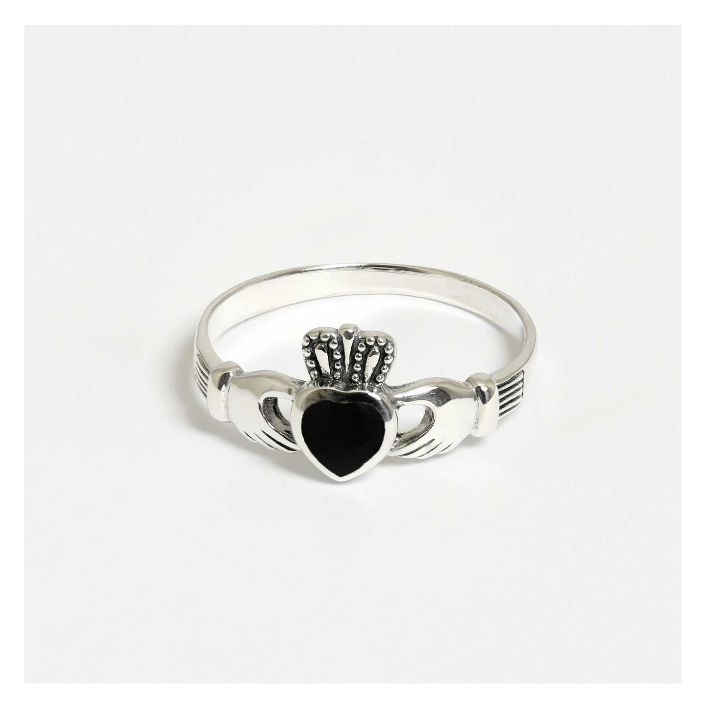 Gemstone Claddagh Ring