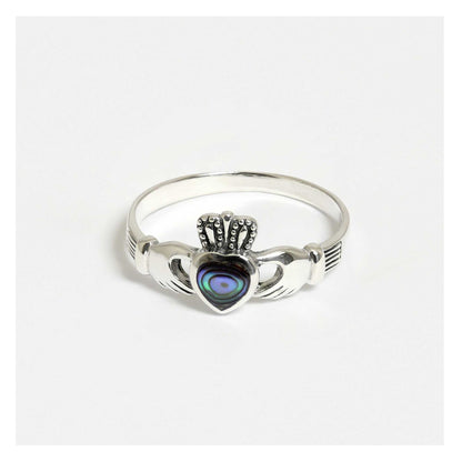 Gemstone Claddagh Ring