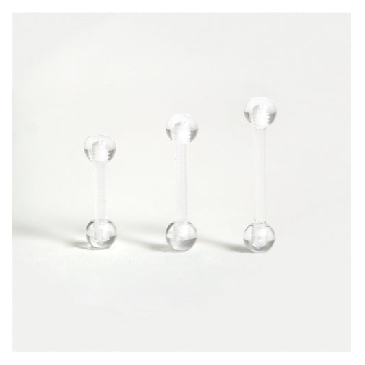 Straight Barbell Piercing Retainer - 1.2mm