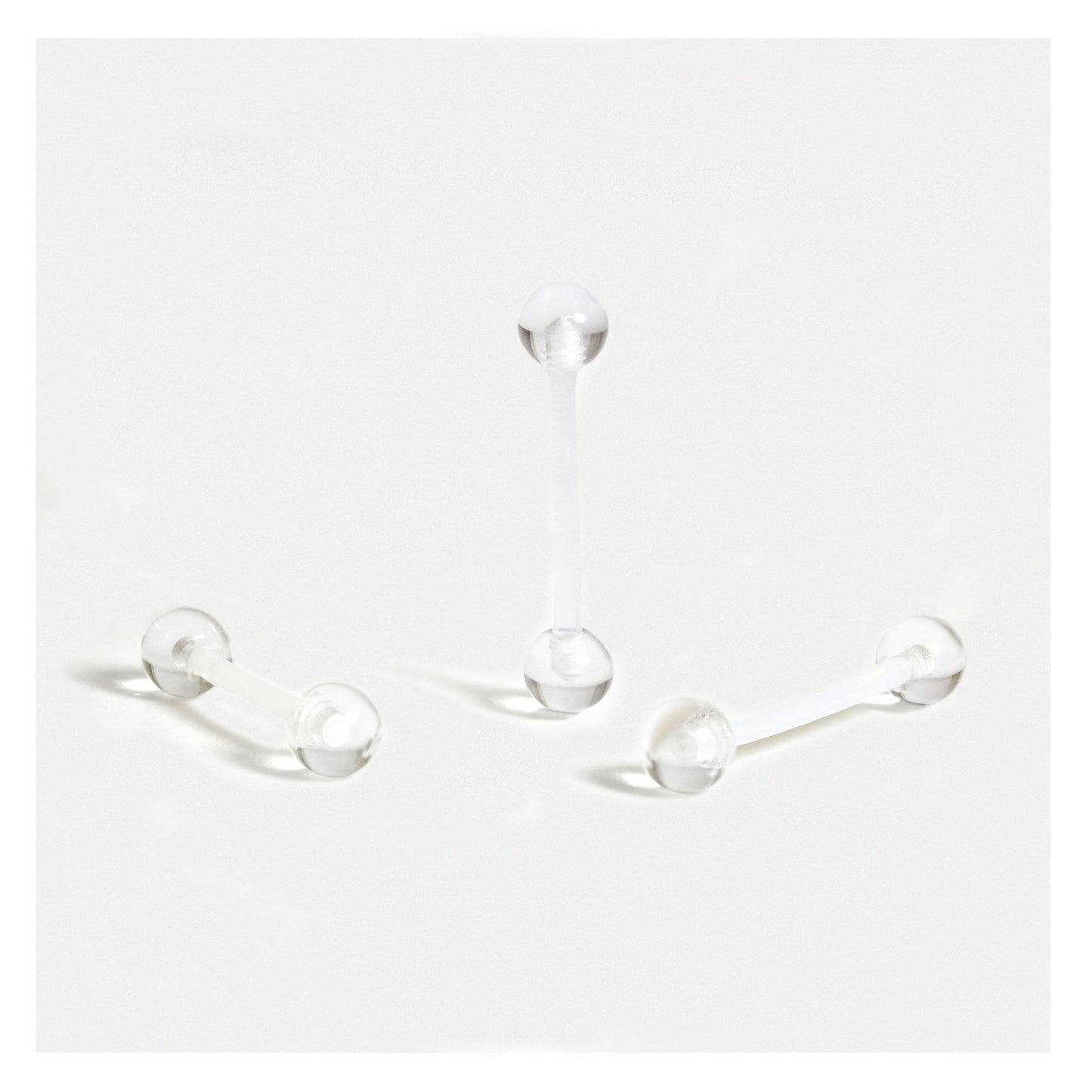 Straight Barbell Piercing Retainer - 1.6mm