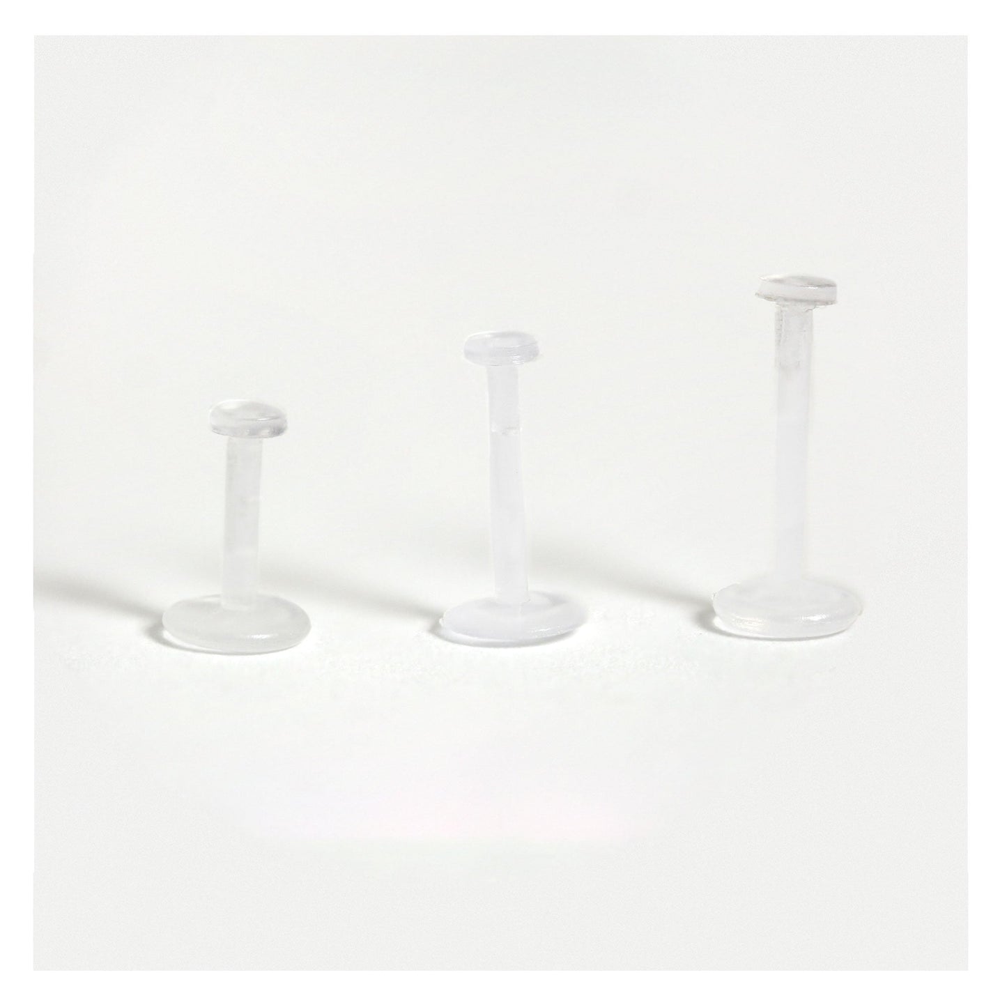 Push Top Labret Piercing Retainer - 1.2mm