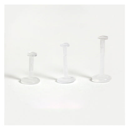 Push Top Labret Piercing Retainer - 1.2mm
