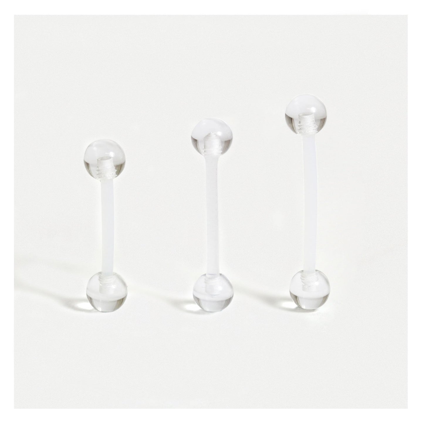 Straight Barbell Piercing Retainer - 1.6mm