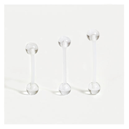 Straight Barbell Piercing Retainer - 1.6mm