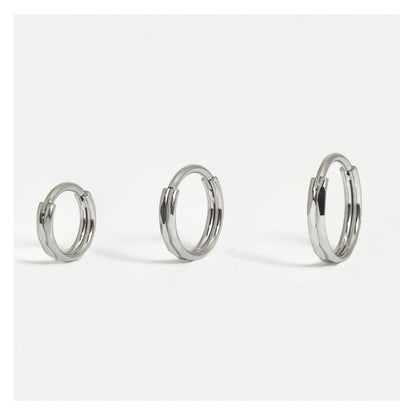 Steel Double Diamond Hinged Segment Ring - 1.2mm
