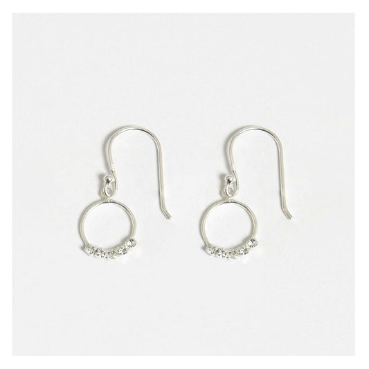 Silver Crystalle Earrings