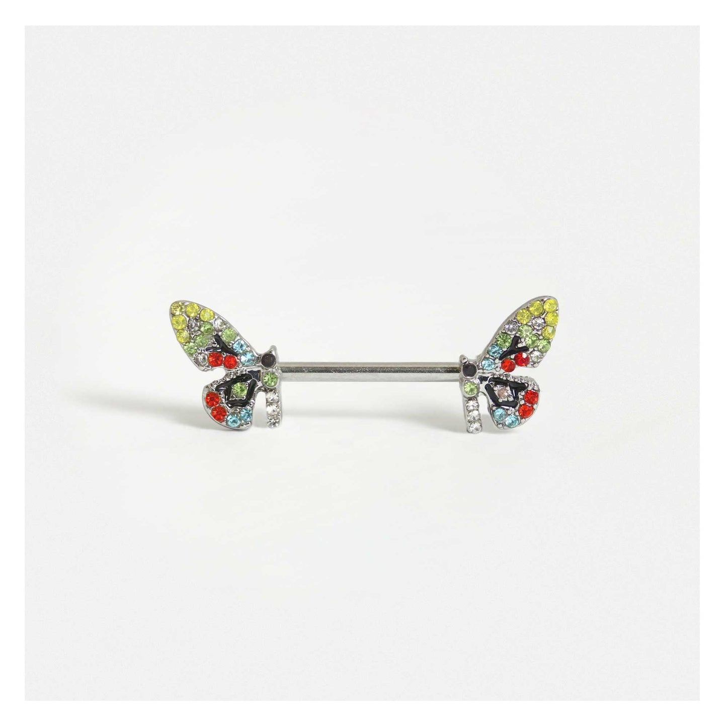 Steel Wings of a Butterfly Nipple Bar