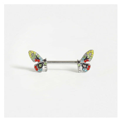 Steel Wings of a Butterfly Nipple Bar
