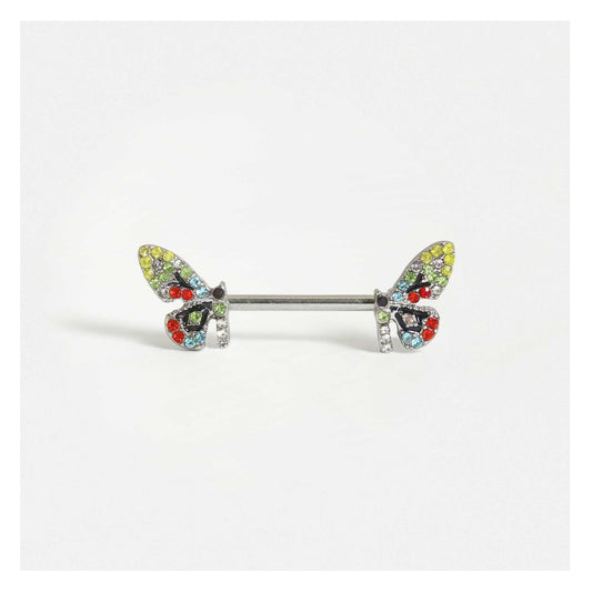 Steel Wings of a Butterfly Nipple Bar