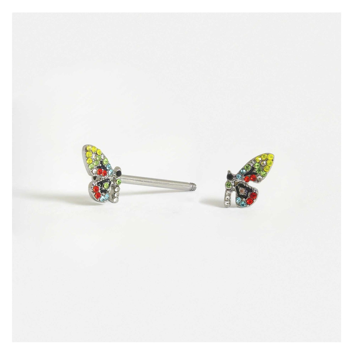 Steel Wings of a Butterfly Nipple Bar
