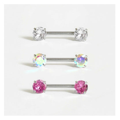 Steel I See You Shining Nipple Bar