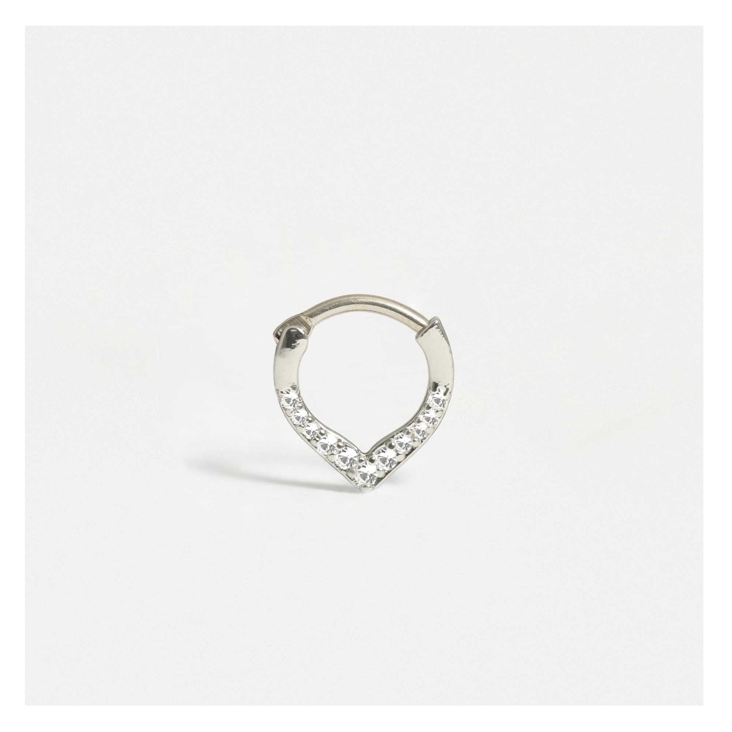 Steel Teardrop Segment Ring - 1.2mm