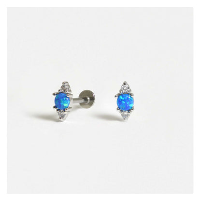 Steel Persephone Opal Labret
